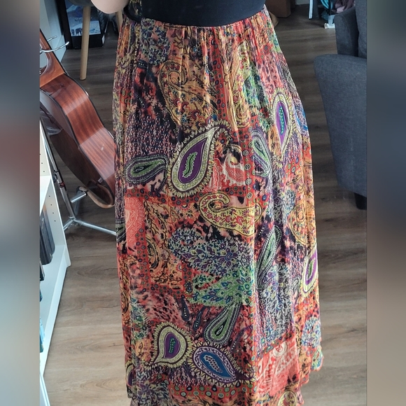 Vintage Paisley Dress - Picture 8 of 12